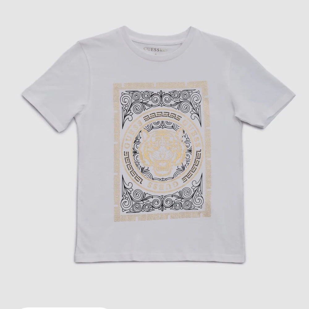 Guess Kids Traffin Metallic Tiger Tee